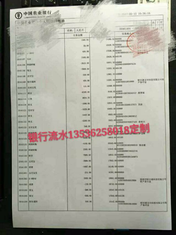 签证工作在职水证明贷款收入证明摆账投标贷款银行流水