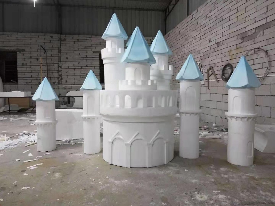 舞台美陈婚庆道具泡沫手工雕塑