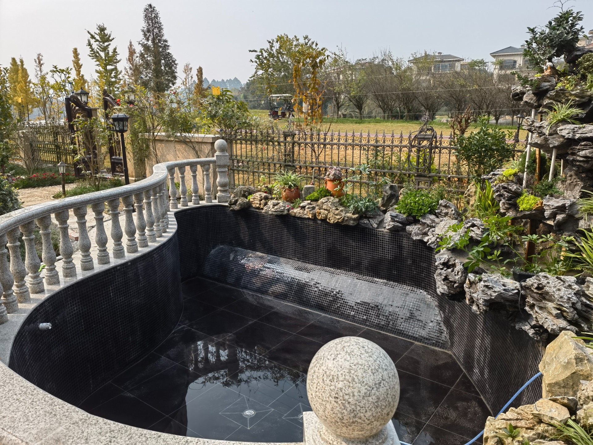 建造锦鲤鱼池注意的细节_金辰锦鲤林园有限公司