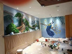墙体彩绘手绘工作室