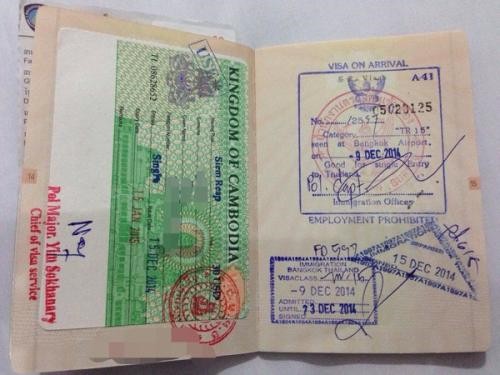 柬埔寨商务签证