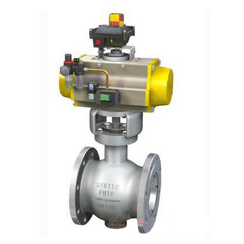 进口气动偏心半球阀