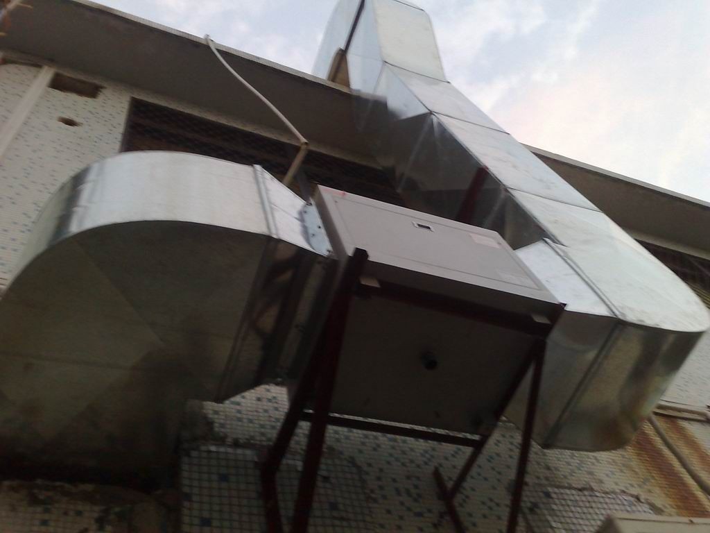 昌平铁皮通风管道加工安装 食堂烟道烟罩制作安装