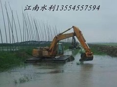 江南水陆挖掘机出租公司