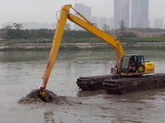 江南水陆挖掘机出租公司