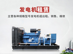 肇庆吉瓦发电机租赁公司