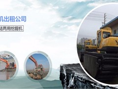 江南水陆挖掘机出租公司