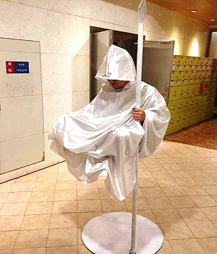 石家庄人体悬浮道具出租展示 活体雕塑 不倒翁