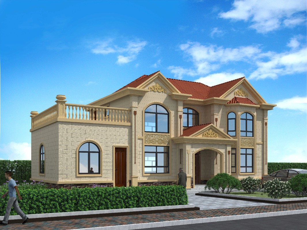 二层田园风小别墅设计图纸