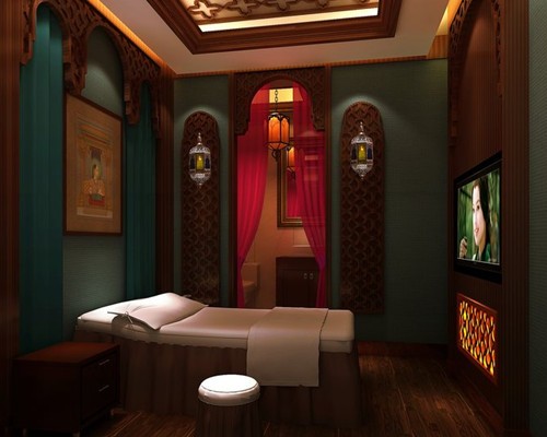 重庆陈家坪spa美容会所装修时尚美容院装修设计