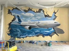墙体彩绘手绘工作室